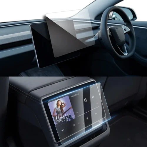 Alternative view of Screen Protector ~ Model Y (2025 Juniper) / Model 3 (2024-2026)