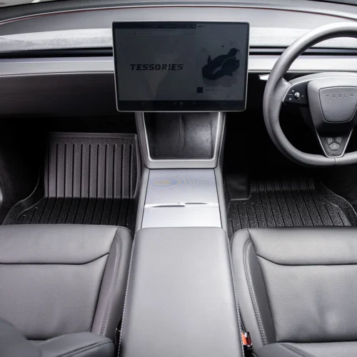 Alternative view of Bundle: Floor Mats & Liners Full Set ~ Model Y (2025-2026)