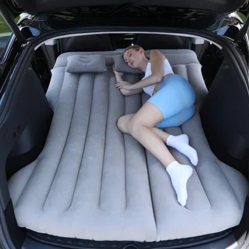 Alternative view of Bundle: Camping Mattress + Privacy Curtains ~ Model Y (2022-2026)