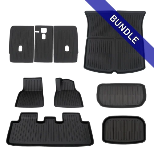 Bundle: Floor Mats & Liners Full Set ~ Model Y (2022-2024)