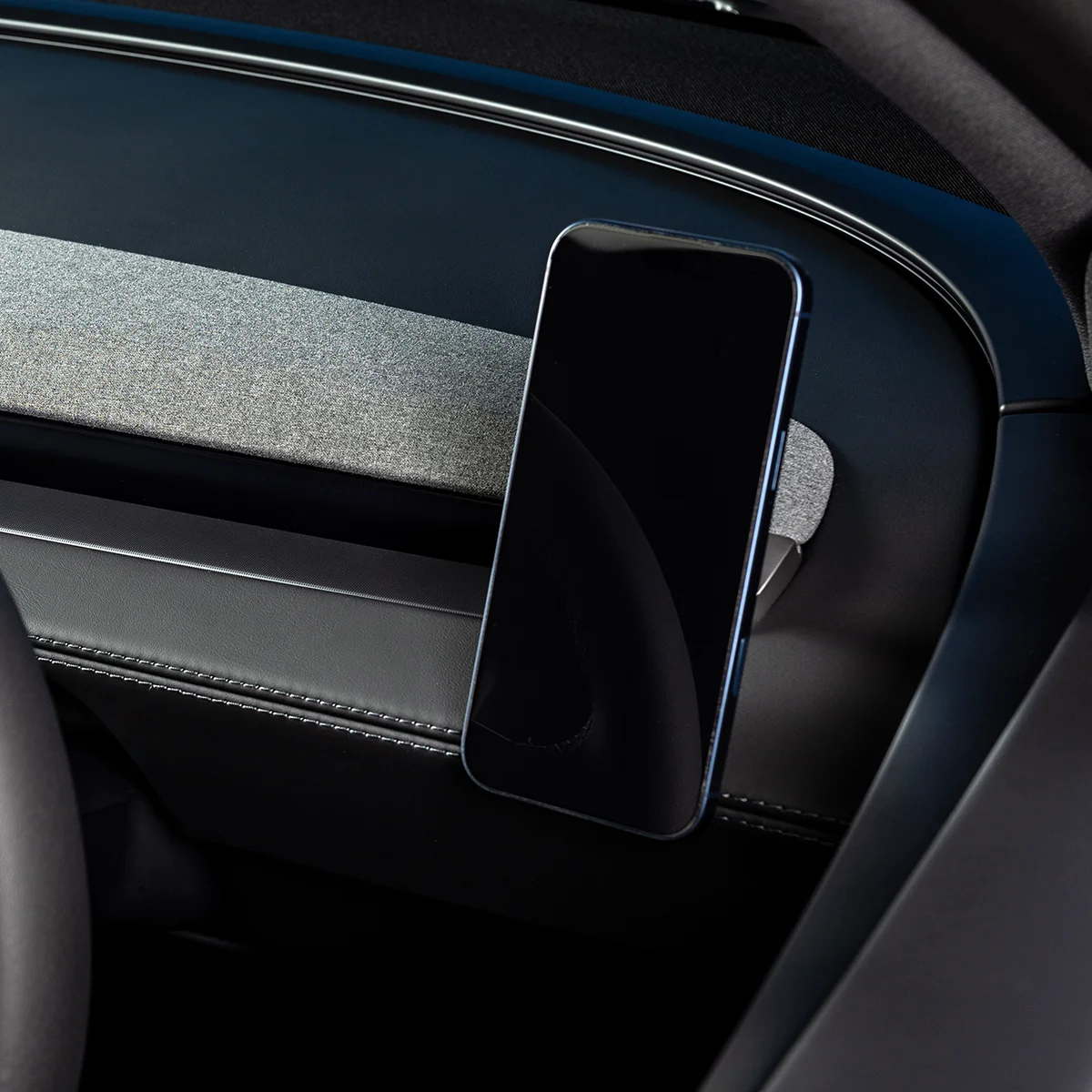 Dash Corner Magnetic Phone Mount ~ Model Y (2025-2026) / Model 3 (2024-2026)