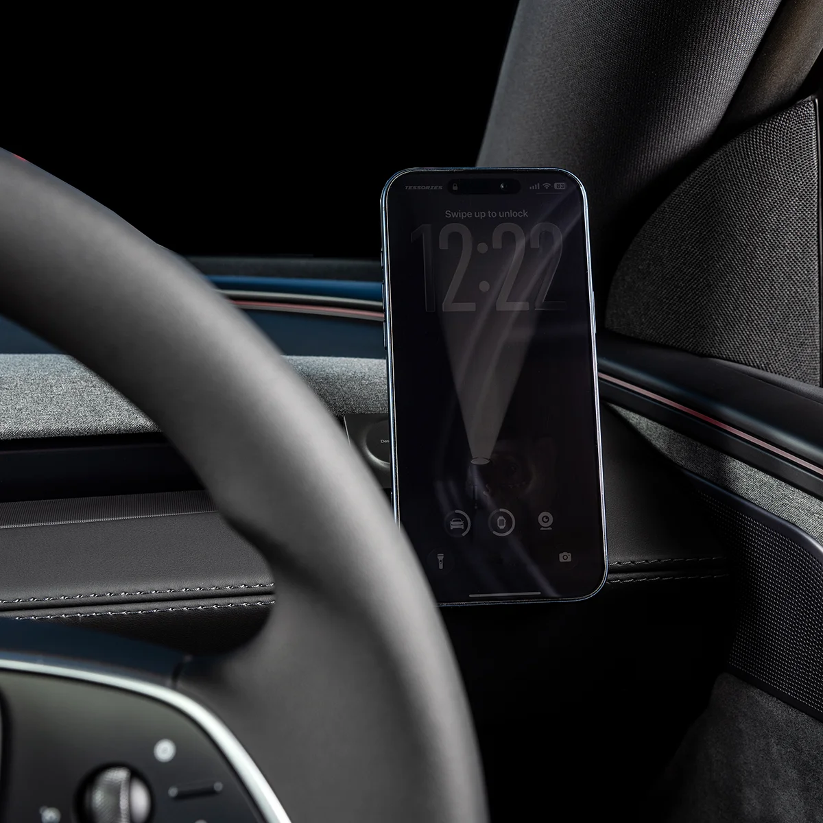 Dash Corner Magnetic Phone Mount ~ Model Y (2025-2026) / Model 3 (2024-2026) - Image 4
